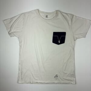 Graniph Panda Pocket Tee Kawaii Graphic Shirt Size L